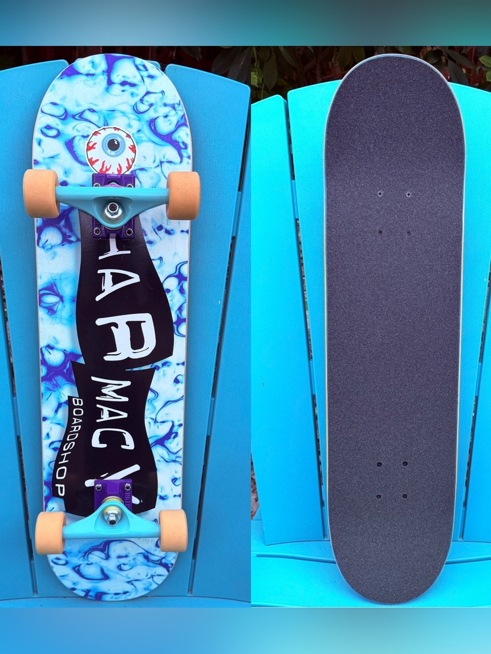 Pharmacy Boardshop Punch Label Complete Skateboard Spitfire Conical Full Wheels